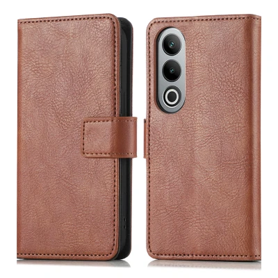 Afbeelding van OnePlus Nord CE 4 Hoesje Kunstleder iMoshion Bookcase Bruin Telefoonhoesje