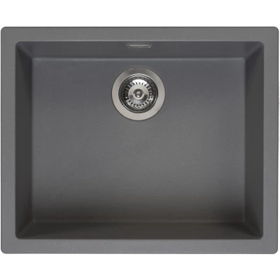 Afbeelding van Reginox Amsterdam 50 Regi graniet spoelbak grijs onderbouw en opbouw R30851