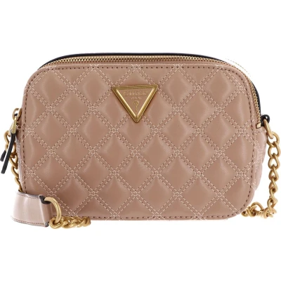 Afbeelding van GUESS Schoudertas Giully Camera Bag Beige Lichtbruin