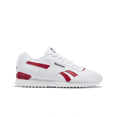 Afbeelding van Reebok Unisex Glide Ripple Clip Sneaker, Schoeisel Wit Flash Rood Core Zwart, 40.5 EU