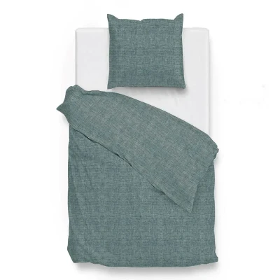 Afbeelding van Dekbedovertrek Zo!Home Lino Emerald Green