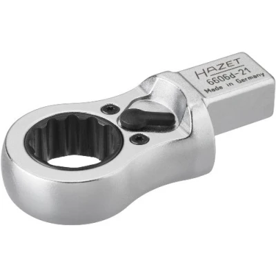 Afbeelding van Hazet 21 mm/14 x Ratcheting Insert Box End Wrench Zwart/Zilver
