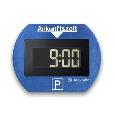 Afbeelding van Needit Elektronische parkeerschijf Park Lite I automatische elektrisch met goedkeuring van het Duitse Federale Bureau voor motorrijtuigen, digitale parkeerklok 2 displays en vele