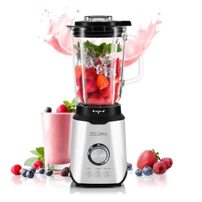 Afbeelding van ZEEGMA Grand Vitamine Power Blender 1600W 1.75L 10 Standen 3 Snelheden RVS ICE CRUSHER