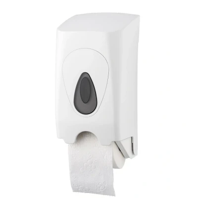 Afbeelding van PlastiQline 2 rols toiletrolhouder (standaard) PQDuoPlus wit
