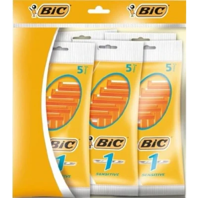Afbeelding van Bic Wegwerpscheermes met een lemmet, 5 pack