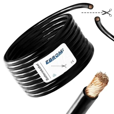 Afbeelding van batterijkabel aderkabel ROOD H07V K 6/10/16/25/35 of 50 mm² 99,9% OFC koper per meter uw keuze: 25 mm2 (aantal/stuks in winkelwagen = kabel één lengte)