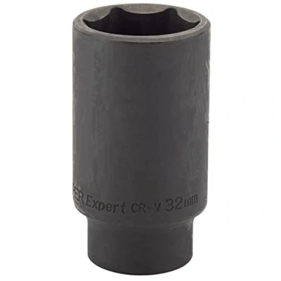 Afbeelding van Draper 35519 Expert Deep Impact Socket, 1/2&quot; vierkante aandrijving, 32 mm, blauw