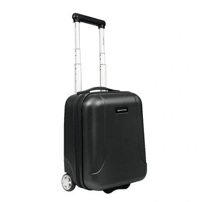 Afbeelding van CarryOn Skyhopper Underseat Reiskoffer 40 x 30 20 cm Harde Trolley Koffer 19 Liter Lichtgewicht TSA slot Zwart