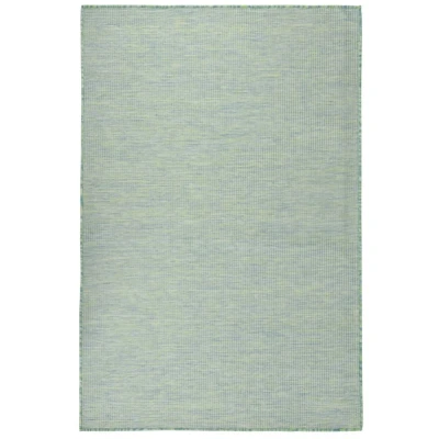 Afbeelding van Buitenkleed platgeweven 120x170 cm turquoise