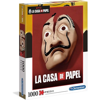 Afbeelding van Clementoni Legpuzzel Netflix La Casa De Papel puzzel Dalí 1000 Stukjes, volwassenen