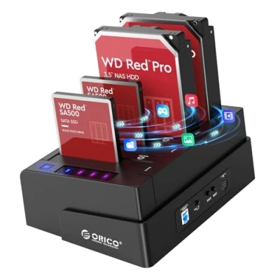 Afbeelding van ORICO USB 3.0 naar SATA 4 Sleuf Harde Schijf Dockingstation Offline Klonen