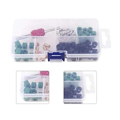 Afbeelding van 10Pcs Valve Cores + 50Pcs Joints de Tuyau 1 Outil Remover, Kit Assortiment Cores, Tuyau, Pour installation automatique Voiture d&#039; A/C Air conditionné