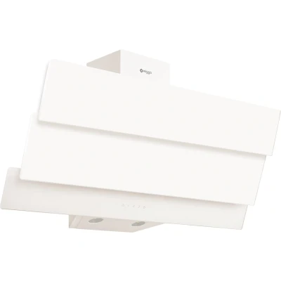 Afbeelding van Wiggo WE E933G(C) Schuine Afzuigkap 90cm Creme Triple Glas