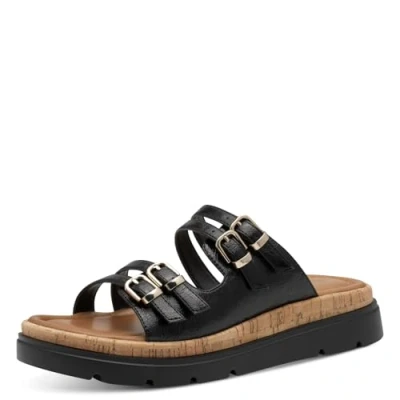 Afbeelding van Tamaris Muiltjes met hak, Dames, Maat: 36, Black Schoenen
