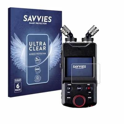 Afbeelding van Savvies Screenprotector voor Tascam Portacapture X6 Folie Beschermfolie transparant (6 Stuks)