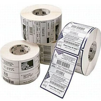 Afbeelding van Zebra PolyE 3100T Wit Zelfklevend printerlabel