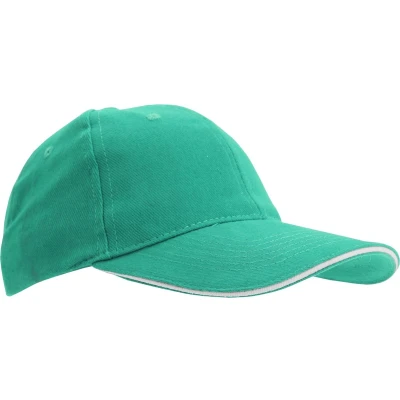 Afbeelding van SOLS Unisex Buffalo 6 Panel Baseball Cap (Turkoois/Wit)