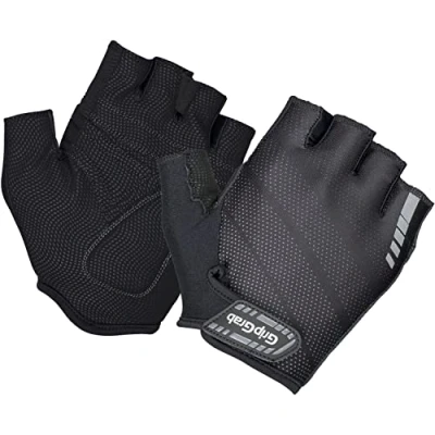Afbeelding van GripGrab Rouleur Zomerfietshandschoenen met Korte Vingers voor Beginners Wielerhandschoenen Zonder Padding en Pull off Systeem