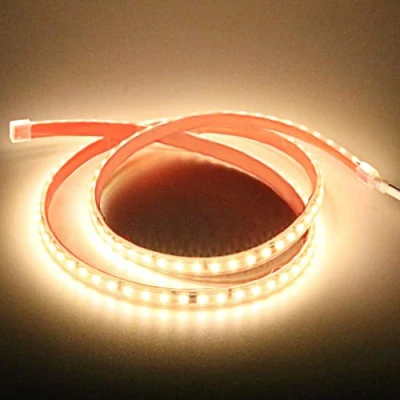 Afbeelding van AC 220V 230V 2835 LED Strip Lights 1M Warm wit met Schakelaar, 1 Meter IP67 Waterproof Light Strips 3000K (Warm wit, 1M)