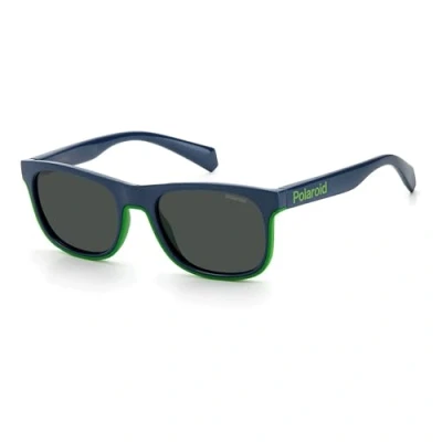 Afbeelding van Polaroid Kinderen Zonnebril PLD 8041/S RNB M9 Blauwgroen Grijs Gepolariseerd Sunglasses