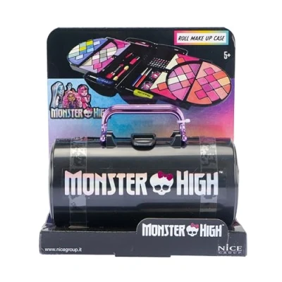 Afbeelding van Nice Group Monster High Roll Make Up Case, 1 doos cilinder met oogschaduw, lipglans, rouge