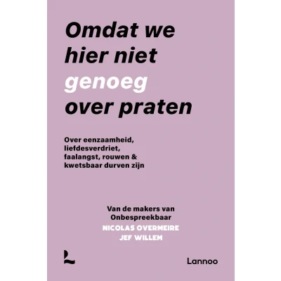 Afbeelding van Omdat we hier niet genoeg over praten