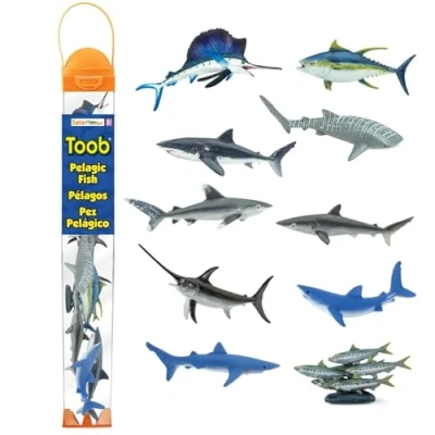 Afbeelding van Safari Speeldieren Pelagische Vissen 3 9,5 Cm 10 Stuks