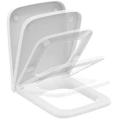 Afbeelding van IDEAL STANDARD BLEND CUBE ZITTING EN DEKSEL WRAP OVER SLOW CLOSING EASY TAKE OFF