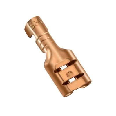 Afbeelding van Heschen vrouwelijke spade snelle splice krimp terminals 4.8mm connector niet geïsoleerd 100 st