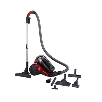 Afbeelding van Hoover RC81 RC25 stofzuiger, 2 liter, grijs, metallic, rood