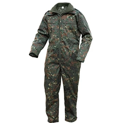 Afbeelding van Brandit Pantsercombi, eendelig, winteroverall, incl. uitneembare thermo ondercombi, vlek camouflage, S