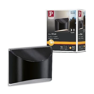 Afbeelding van Paulmann 94233 Tuinpadverlichting op zonne energie LED buitenlamp incl 1x0,05 watt antraciet kunststof 3000 K warm wit