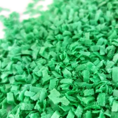 Afbeelding van Strooiselheld schnippel groen eetpapier vlokken strooisel voor het decoreren en van alle soorten gebak, zoals taarten, koekjes, suikerstrooisel