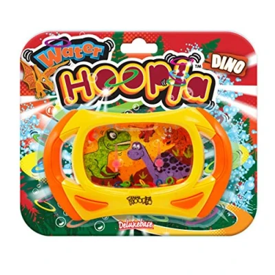 Afbeelding van Water Hoopla Dinosauriër van Deluxebase. Jurassic Retro Draagbaar Spel. Ring gooien hand held arcade spel voor kinderen en volwassenen