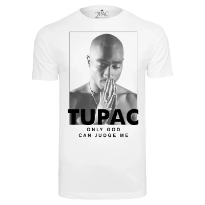 Afbeelding van Mister Tee 2PAC Prayer Tshirt print, Heren, Maat: XL, White