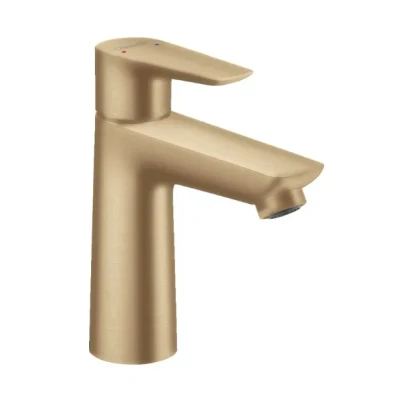 Afbeelding van Hansgrohe wastafelmengkraan 110 talis e 1 greeps geborsteld brons 71710140