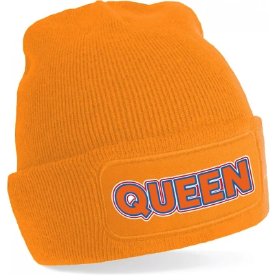 Afbeelding van Oranje Koningsdag muts Queen one size Verkleedhoofddeksels