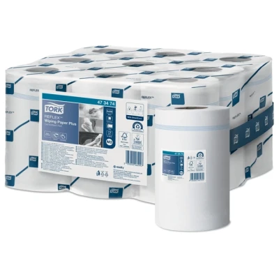 Afbeelding van Tork Reflex Wiping Plus Mini Centerfeed Poetspapier 2 laags M3 473474