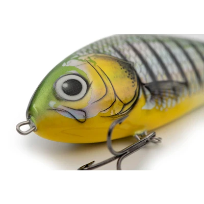 Afbeelding van Salmo Fatso Floating Jerkbait Phantom Perch 14cm (85g)