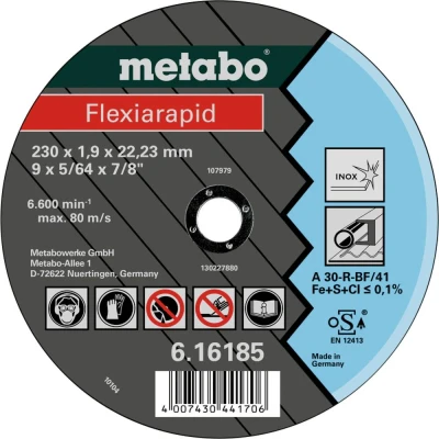 Afbeelding van Metabo doorslijpschijf flexiarapid 180 x 1.9