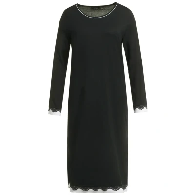 Afbeelding van Ulla Popken Nachtjapon, Dames, Maat: 50/52, Black