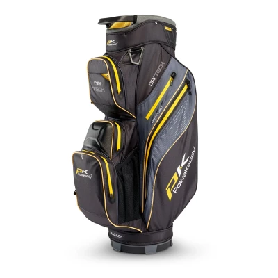 Afbeelding van Powakaddy Cartbag DRI tech Gun metal/Geel