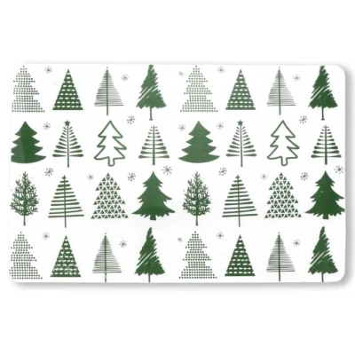Afbeelding van Placemat Xmas Tree 30x45cm Donker Groen