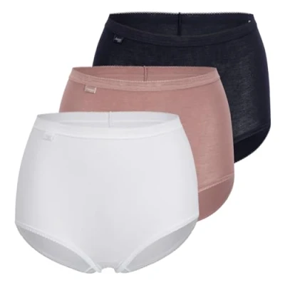 Afbeelding van Sloggi 3P Basic Plus Maxi Colored Versch. kleure 2 katoen 40 Dames