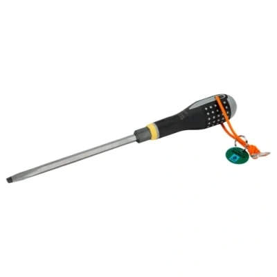 Afbeelding van Bahco Schroevendraaier ERGO™ met Dyneema koord driecomponentengreep dubbele handgreep gleuf 1 6 mm x 8 175 TAHBE 8260