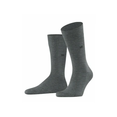 Afbeelding van Burlington Leeds Sokken Dark grey, Heren, Maat: 40 46, grey