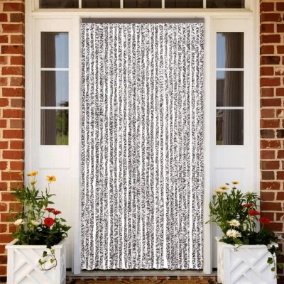 Afbeelding van vidaXL Vliegengordijn 120x220 cm chenille bruin en beige