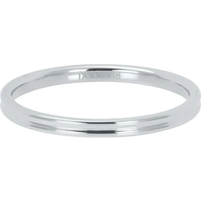 Afbeelding van Small ribbed iXXXi Vulring 2 mm 17 / Silver