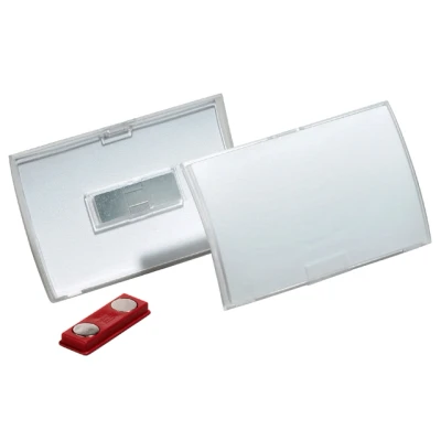 Afbeelding van Badge Durable 8212 Click Fold met magneet 40x75mm